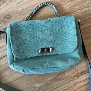 Rebecca Minkoff barely used blue suede bag